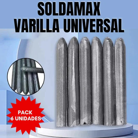 Varillas de Soldadura Universal SOLDAMAX – Repara Todo Sin Máquina - PACK X6 UNIDADES